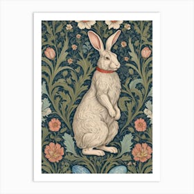 william morris rabbit art print 7 Art Print