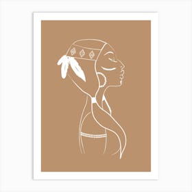 Native beauty Art Print