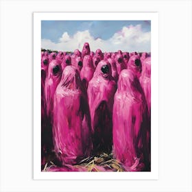 Pink People Art Print