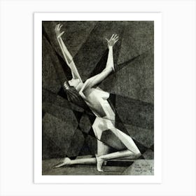 Art Deco Nude - 16-09-22 Art Print