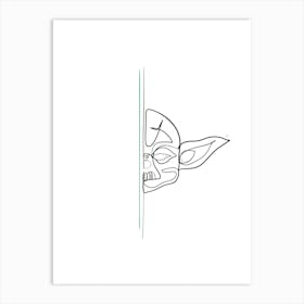 StarWars_Yoda Art Print