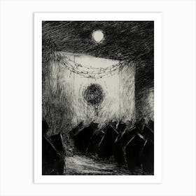 'The Theater' Art Print