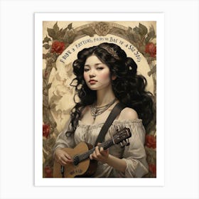 Fortune Favors The Brave Sing Me A Song Art Print 1 Art Print