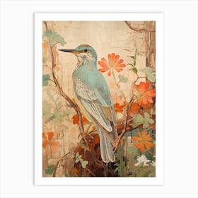 Green Heron 2 Detailed Bird Painting Art Print