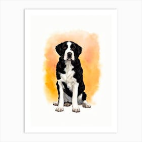 English Springer Spaniel Illustration Dog Art Print