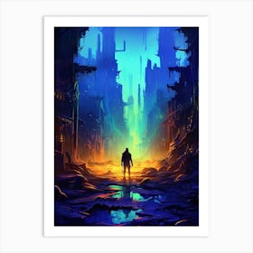 Futuristic City 16 Art Print