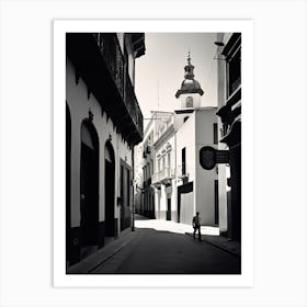 Seville, Spain, Spain, Black And White Photography 2 Art Print
