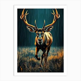 Wild Animal Creative Portrait 1 Art Print