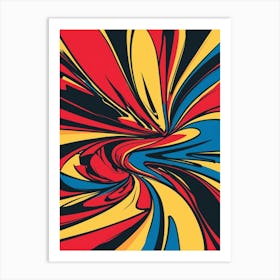 Abstract Swirl Art Print