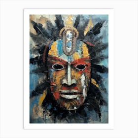 Miwok Mysteries in Masks - Native Americans Series Art Print