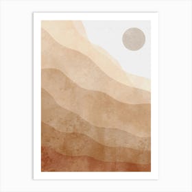 Desert Landscape Canvas Print Art Print