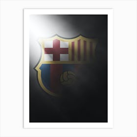 Barcalona Spain Football Poster Art Print