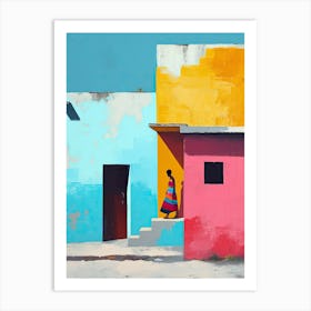 Cholula Chronicles: Pyramid Proximity, Mexico Art Print