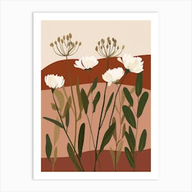 Flowers In The Desert Art Print