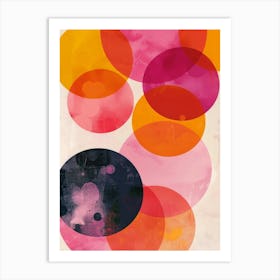 Abstract Circles 51 Art Print