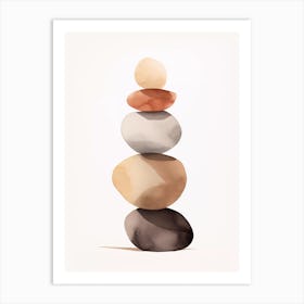 Pebbles Art Print