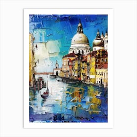 Grand Canal In Venice Art Print