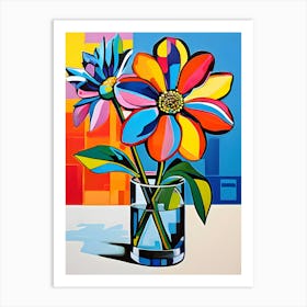 Flowers In A Vase 70 Art Print