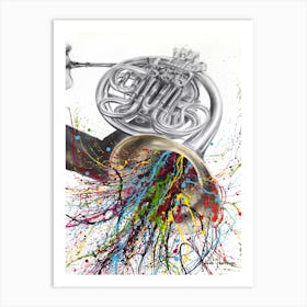 The French Horn Solo Art Print