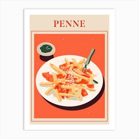 Penne Alla Vodka 2 Italian Pasta Poster Art Print