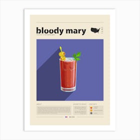 Bloodymary Art Print