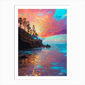 Beautiful Fantasy Island Art Print