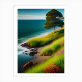 Landscape By The Sea Art Print