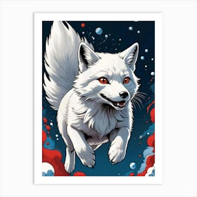 Arctic Fox Art Print