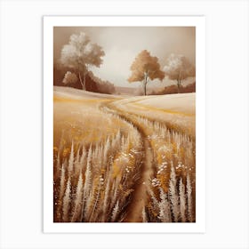 Path In The Field 1 Art Print