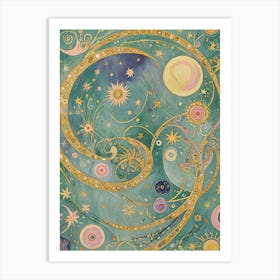 The Moon's Dream Art Print