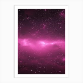 Pink Galaxy Art Print