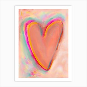 Vibrant Heart Art Print