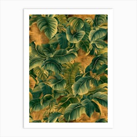 Tropical Leaves 27 Art Print