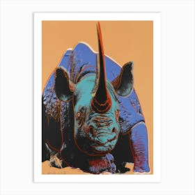 Rhino By Andy Warhol Poster