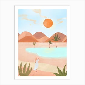 Desert Oasis Art Print