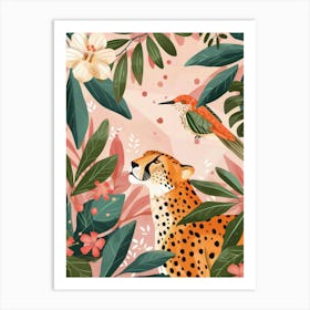 Cheetah In The Jungle 2 Art Print