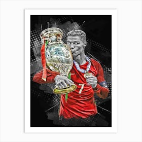 Cristiano Ronaldo Portugal 1 Art Print