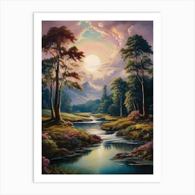 River In The Woods 3 Art Print