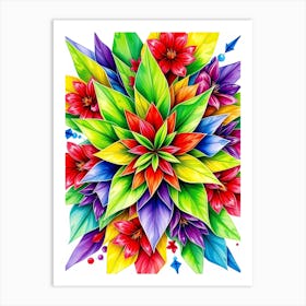 Colorful Flower 2 Art Print