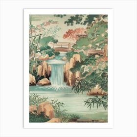 Japanese Garden 3 Art Print