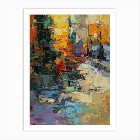 Sunset In The City 3 Art Print