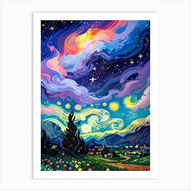 Starry Night 62 Art Print