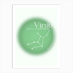 Virgo - Starsign Art Print