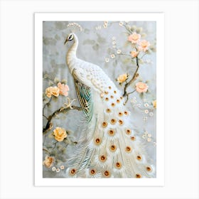 Peacock Painting 1 Art Print