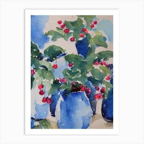 Pineberry 2 Classic Fruit Art Print