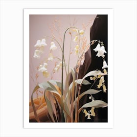 Lily Of The Valley 3 Flower Painting Art Print