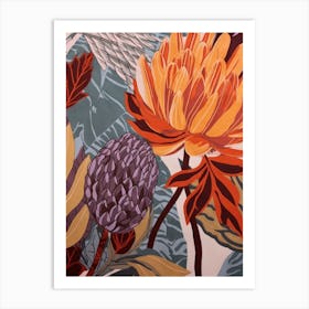 Fall Botanicals Hyacinth 1 Art Print