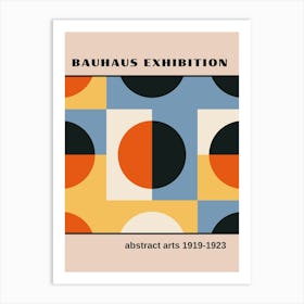 Bauhaus Yellow Exhibition 6 Art Print