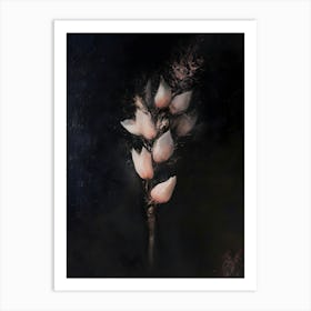 Dark Gothic Flower Of The Night Art Print