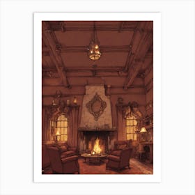 Room In A Castle Art Print